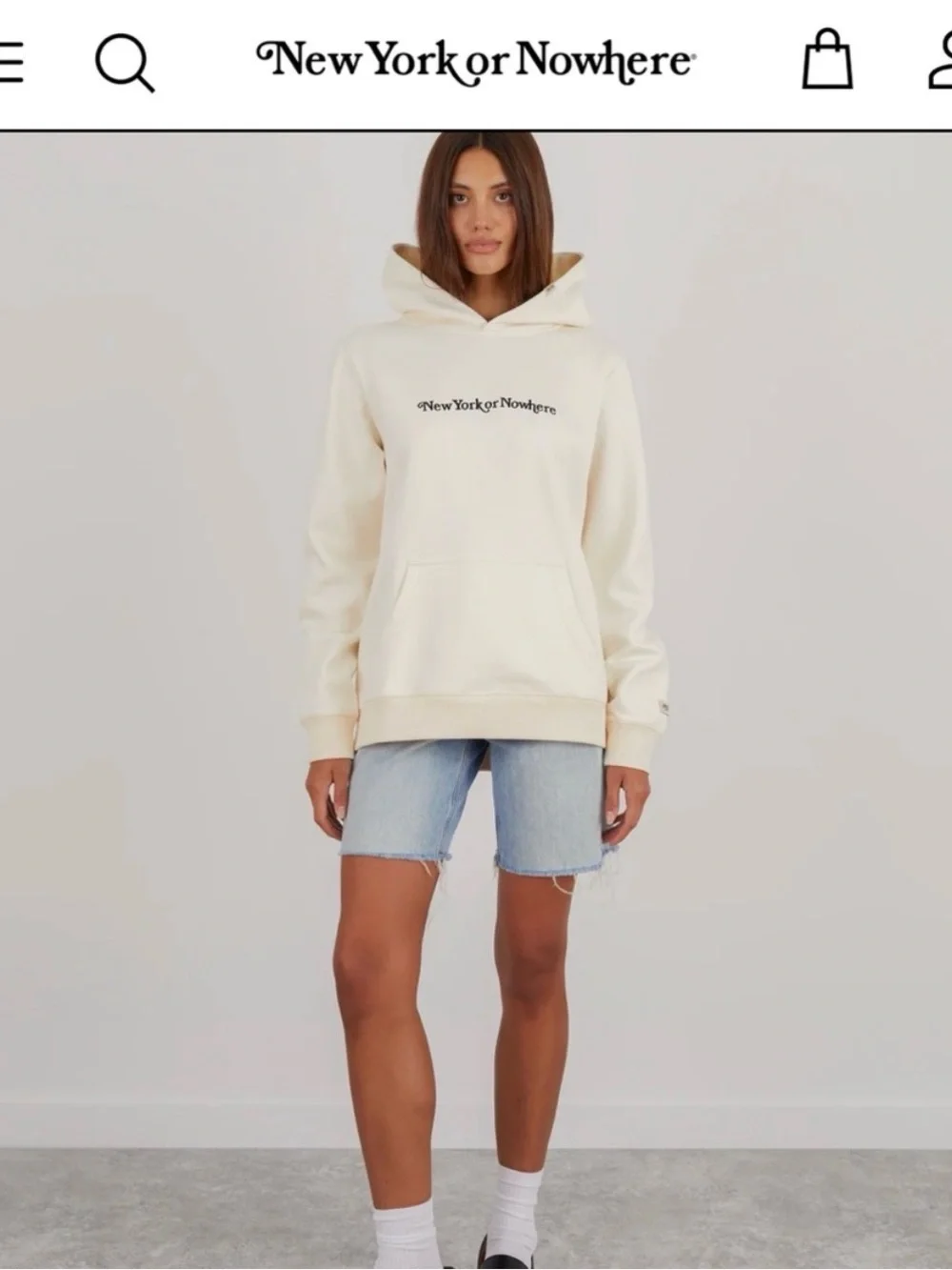 New York Or Nowhere Hooded Sweatshirt M